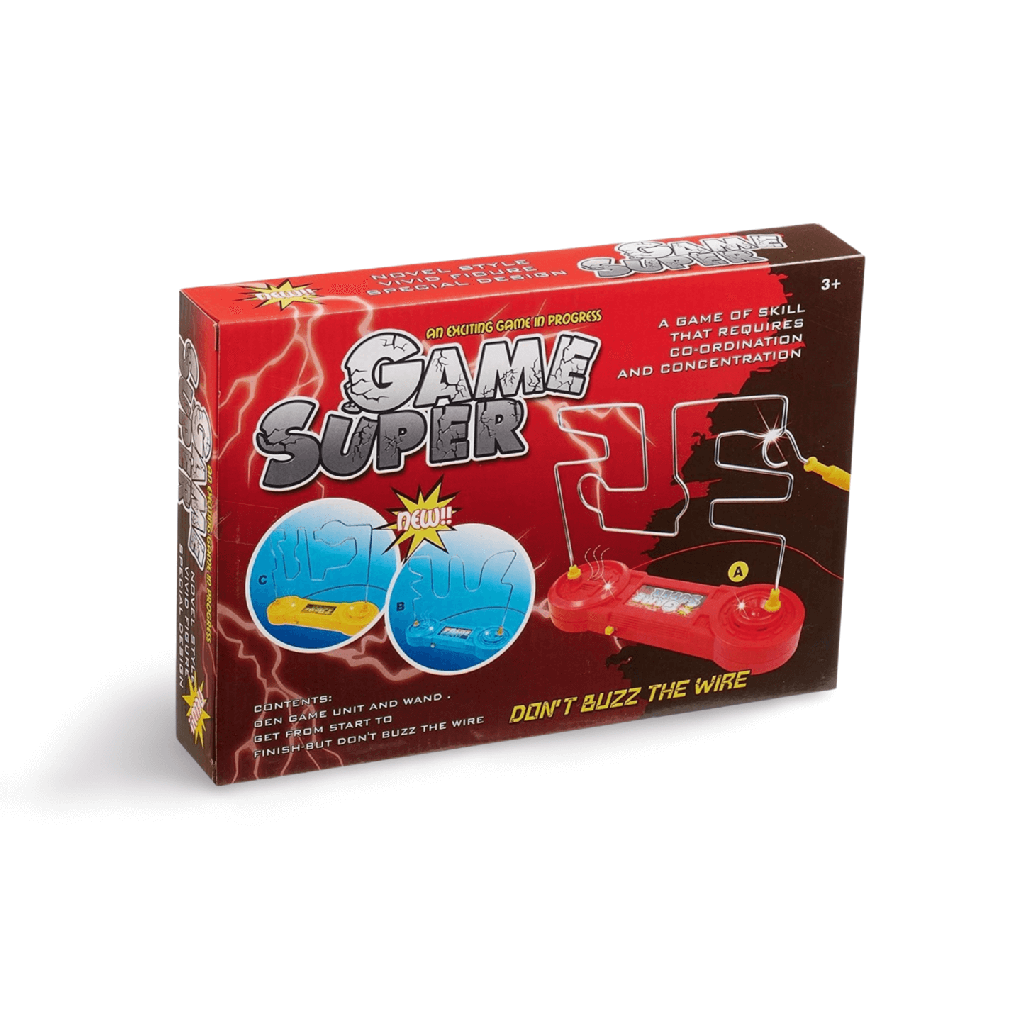 Super game Don't buzz the wire